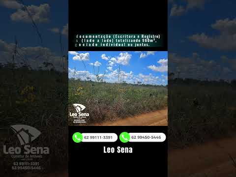 Adquira já seu lote totalmente plano com 480m² em Planalmira/GO.