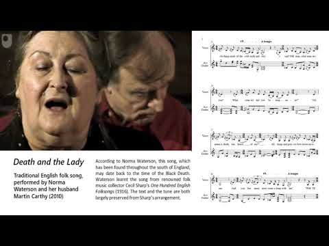 Death and the Lady – Waterson:Carthy [Traditional Folk Song with Score and Video]