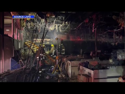 LAFD investigating potential arson at a North Hollywood Dollar Tree