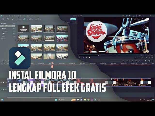 Instal FIlmora 10 Beserta Preset Lengkap