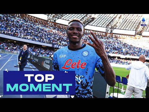 Osimhen’s first Serie A hattrick | Top Moment | Napoli-Sassuolo | Serie A 2022/23