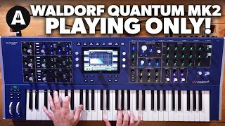 Video thumbnail for Waldorf Quantum MK2 - Playing Only! by Andertons Synths, Keys and Tech