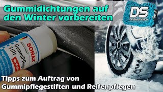 EINFRIEREN VERHINDERN: Gummileisten und Türdichtungen pflegen und auf Winter vorbereiten
