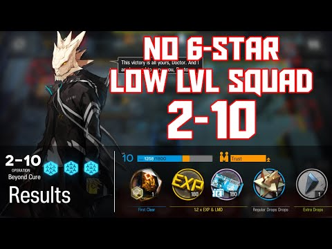 【明日方舟/Arknights】[2-10] - Low Lvl-Rarity Squad - Arknights Strategy