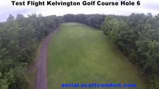 preview picture of video 'Kelvington Golf Course Test Flight Hole 6'