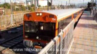 preview picture of video 'trenes en la web - Salida de metrotren UT 104 desde San Fernando'
