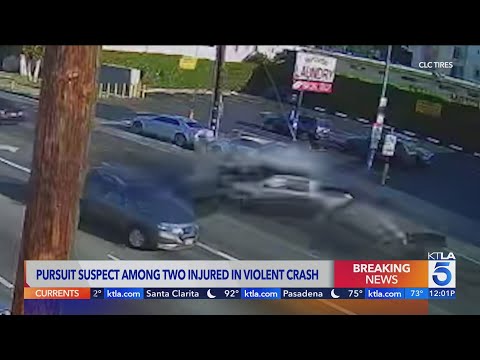 125 mph speeding sedan causes multi-vehicle carnage in San Fernando Valley