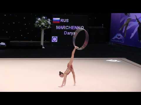 FIG Junior.Marchenko Darya.hoop.RUS 'Miss Valentine 2018'