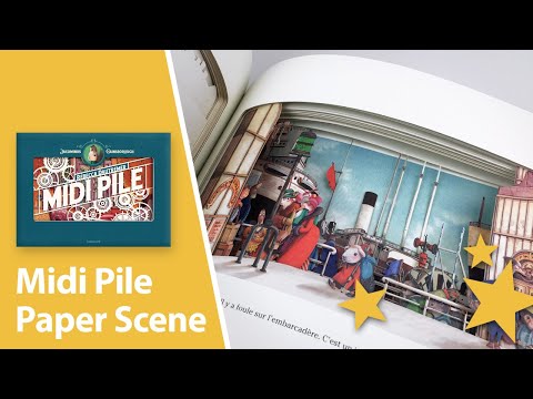 Midi Pile - Scenery Book by Rébecca Dautremer - Stop-Motion Review