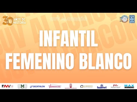 CUV ALCORCÓN BLANCO - CV MANZANARES VOLEY B (INFANTIL FEMENINO 1ª DIVISIÓN ZONAL)