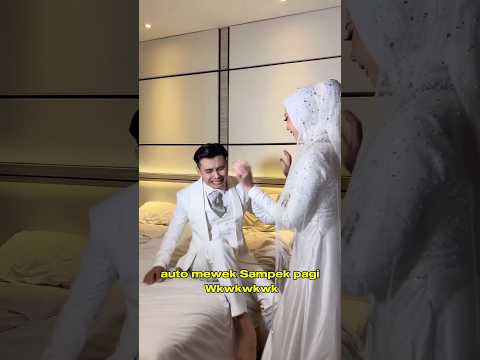 niat mau malam pertama tapi istri datang bulan‼️ #pengantin #wedding #pernikahan #shorts