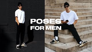 5 SIMPLE POSES for Men´s Instagram Streetstyle Pictures