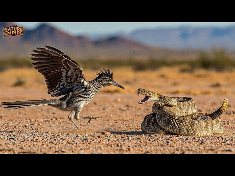 ROADRUNNER KUŞU | Çölün En Hızlı Avcısı Çıngıraklı Yılanı Alt Ediyor – Belgesel