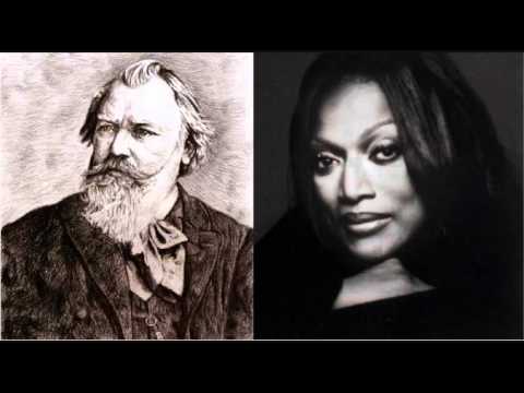 Jessye Norman sings Brahms - Geistliches Wiegenlied, from Two Songs, Op. 91 (2/2)