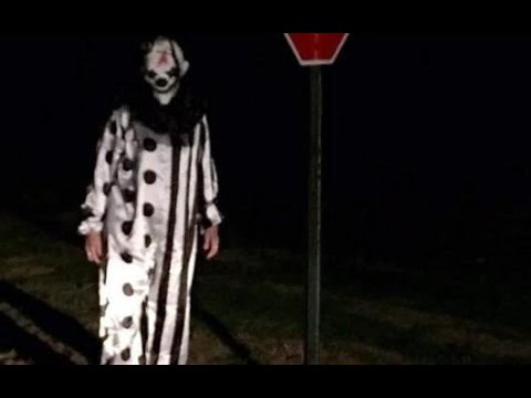 Strange Clown Sighting On Video