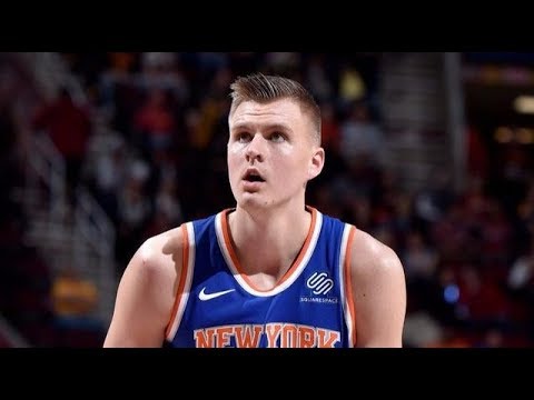 Kristaps Porzingis at Cavaliers (10/29/2017) - 32 Pts, 12 Rebs, IN 35 MINS! UPSET!
