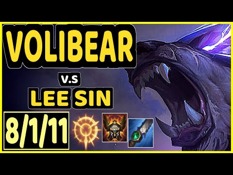 CINKROF (VOLIBEAR) vs LEE SIN - 8/1/11 KDA JUNGLE CHALLENGER GAMEPLAY - EUW