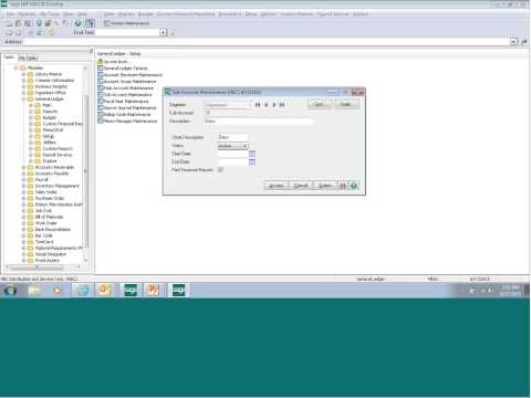 How to Create a New GL Account in Sage 100