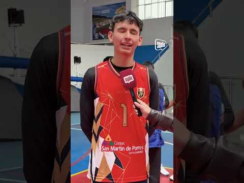 Juegos Escolares: Lionell Lozano habló tras la victoria de San Martín en vóley masculino