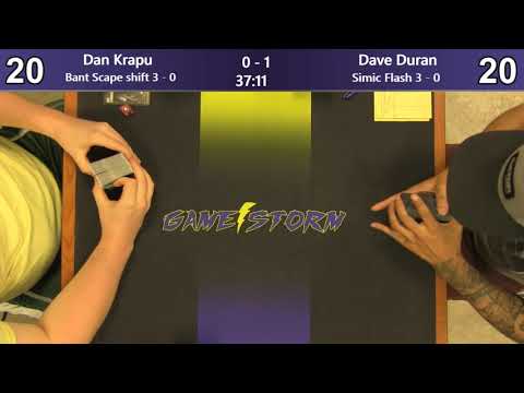 Dan Krapu (Bant Scape Shift) vs Dave Duran (simic Flash )- Friday Night Standard 8/2/19