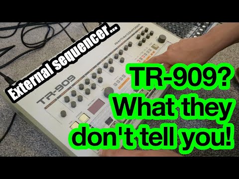 What they DON'T tell you about the TR-909.. (external instruments!)