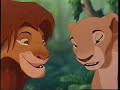 The Lion King 1994 Simba And Nala Reunion Scene VHS Capture