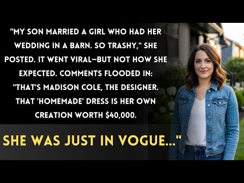 Mother-In-Law Posted My "Trashy Barn Wedding" To Shame Me—The Internet Found Out Who I Really Was...