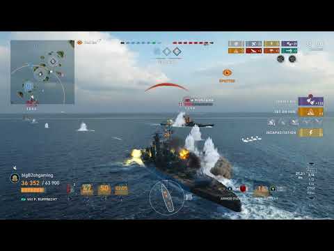 Prinz Rupprecht aggressive ship for an aggressive captain (World of Warships Legends)