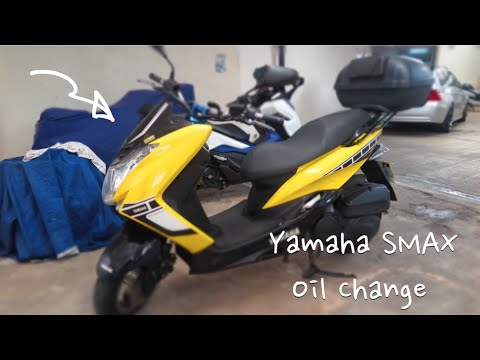 SUPER EASY DO-IT-YOURSELF Oil Change - Yamaha SMAX 155 [中文字幕]