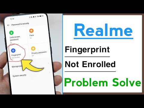 Realme Fingerprint Not Enrolled Problem Solve