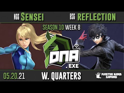 DNA.EXE S10:W8 - NGG | Sensei (Zero Suit Samus) Vs. BSG | reflection (Joker) - W Quarterfinals