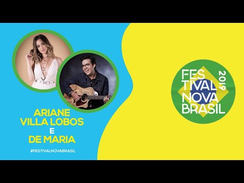 Ariane Villa Lobos e De Maria - Show Virtual - Festival NOVABRASIL 2019