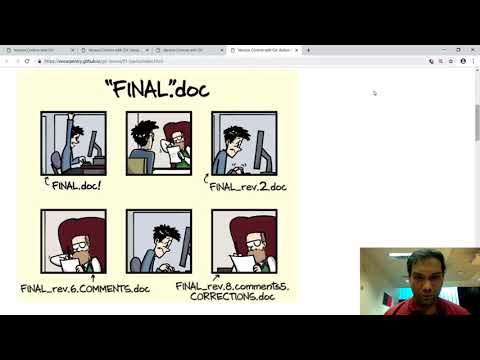 1 Introduction to git for version control (git video course playlist)