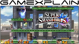 Smash Bros Wii U: Wrecking Crew Stage (1080p Direct Feed gameplay)