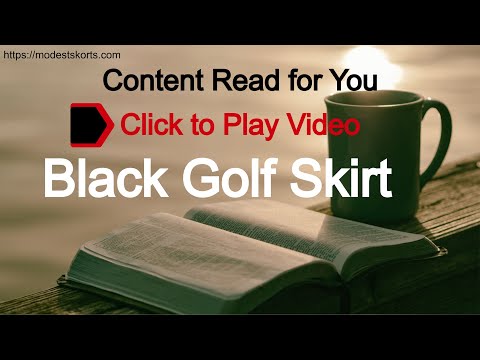 Black Golf Skirt | Golf Skirt Outfit | Golf Skirts...