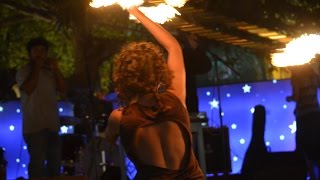 preview picture of video 'Fire Show - Goa Trip(Tourism) | Arpora Saturday Night Market'