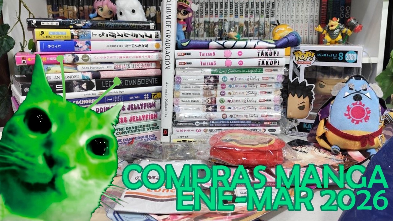 Me dieron mangas por ver anime jajaja | Compras Manga Enero - Marzo 2026