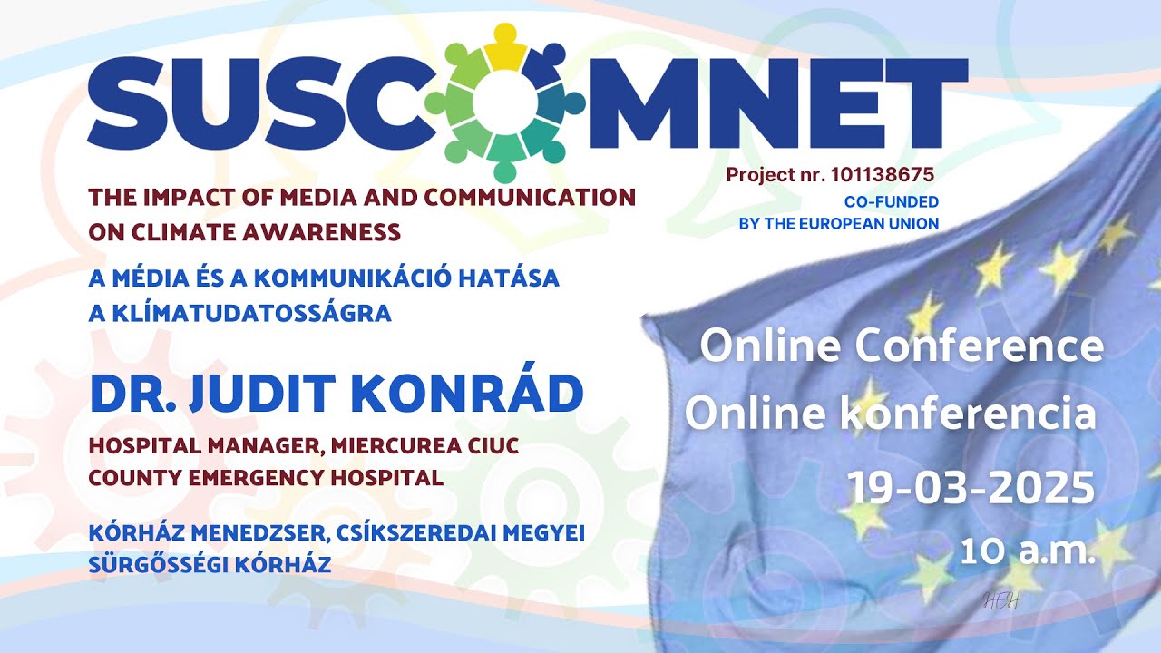 Dr. Judit Konrád: Kommunikáció és média szerepe a fenntartható egészségügyben