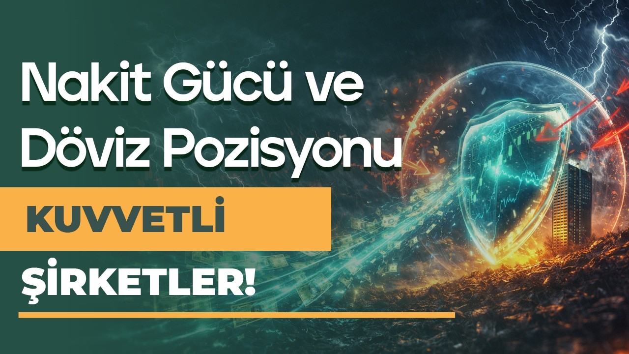 Nakit Gücü ve Döviz Pozisyonu Kuvvetli Hisseler!