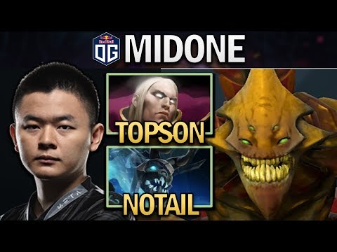 OG.MIDONE SAND KING VS NOTAIL & TOPSON - DOTA 2 7.24 GAMEPLAY