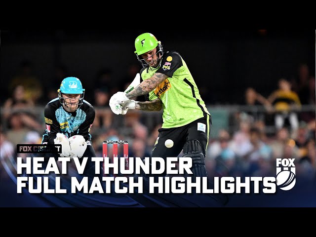 Brisbane Heat vs. Sydney Thunder – Full Match Highlights I 27/12/23 I Fox Cricket