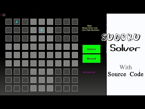 Sudoku Solver | Java | Swing