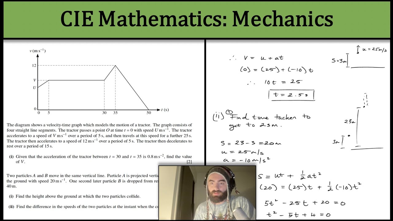 Watch video Exam Hack | CIE A-Level Maths | Mechanics | Kinematic Equations Question Now Exam Hack | CIE A-Level Maths | Mechanics | Kinematic Equations Question