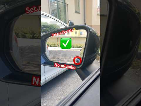 car mirror adjustment | car mirror setting | car driving training