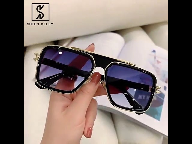 Vídeo relacionado con SHEEN KELLY Gafas de Sol Góticas, Redondas Vintage con Side Shield - Retro Steampunk para Hombres y Mujeres