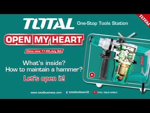 TOTAL LIVE 5 (CLIP): What's inside? How to maintain a hammer? Let's open it.