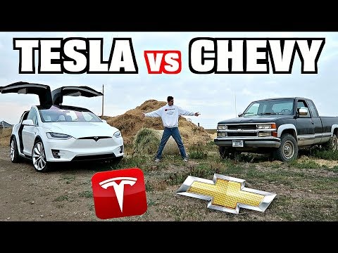 Tesla Model X vs. Pickup Truck...The Ultimate Ranch Vehicle??