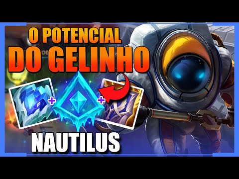 NAUTILUS SUP GLACIAL DOMINA A BOTLANE - COMO JOGAR DE NAUTILUS GAMEPLAY | League of Legends