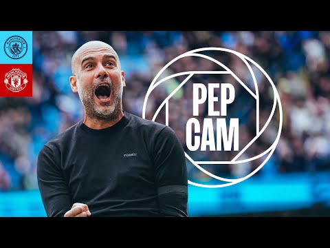 PEP'S VIEW OF A DERBY WIN! | Pep Guardiola Cam vs Man Utd! | Man City 6-3 Man Utd