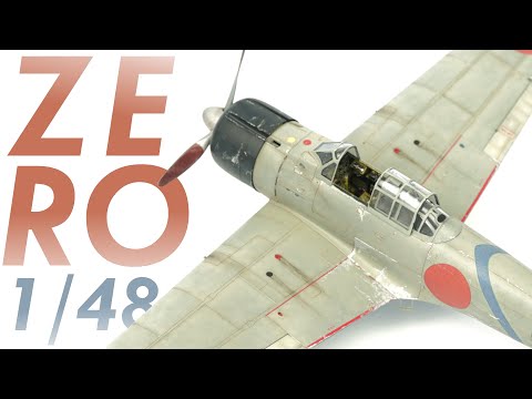 Building Eduard's NEW TOOL 1/48 A6M2 Zero! | Full Model Build